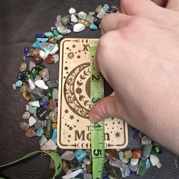 The Moon Tarot Card Crystal Sphere Stand - Picture 6 of 6